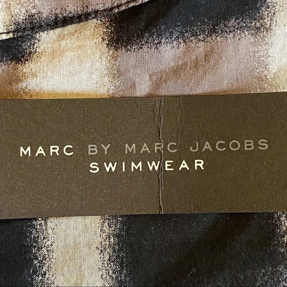 Marc by Marc Jacobs Swimwear Courtney Plaid Tunic Dress Beachy Mod Chic S NWT